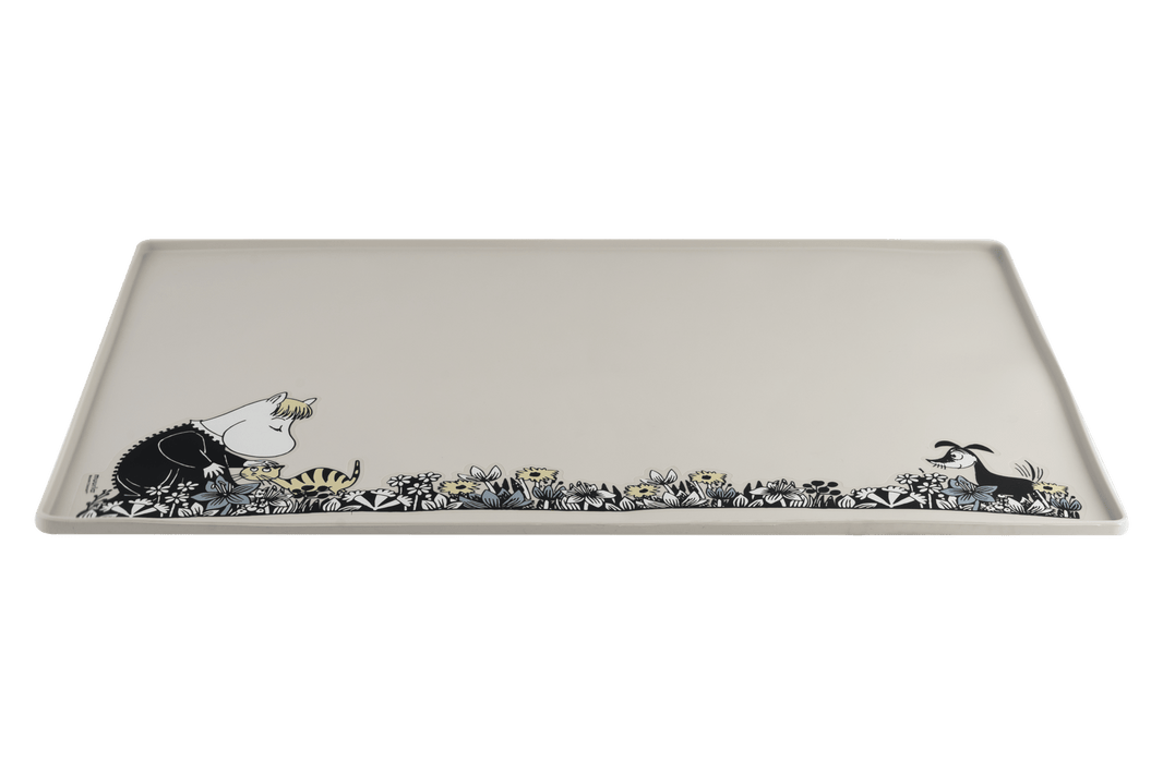 Mumitroldene silikoneunderlag 60x40 cm - grå - Dsignhouse