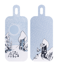 Mumitroldene skærebræt 13 x 33 cm - Snowy Valley - Dsignhouse