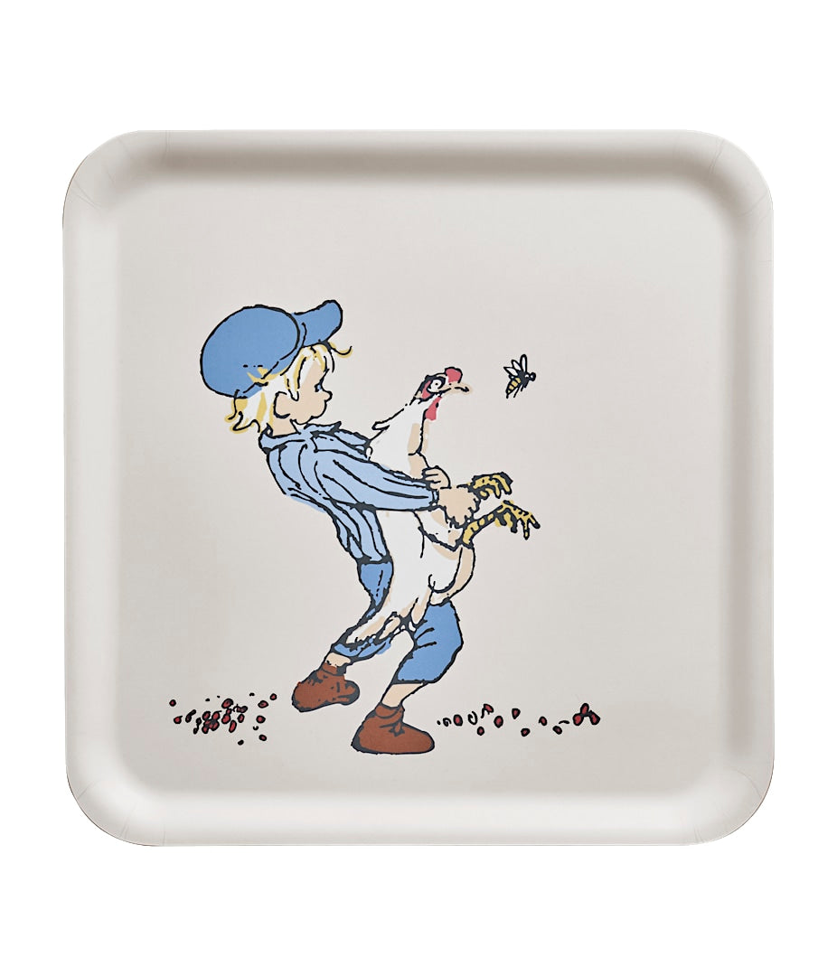 Emil from Lønneberg tray 33x33cm, Kluk Kluk