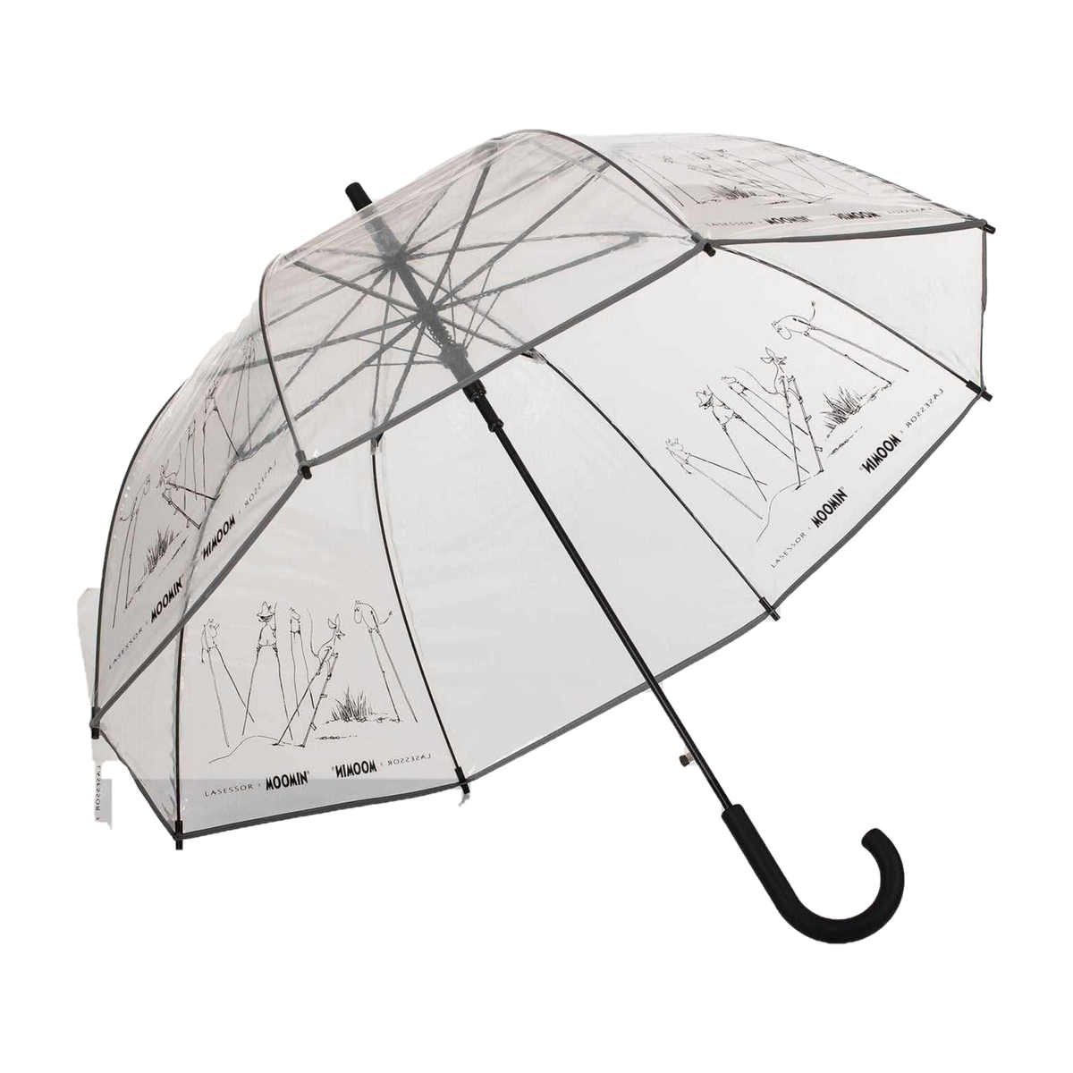 Moomin paraply 98 cm retro kuppelformet - Dsignhouse