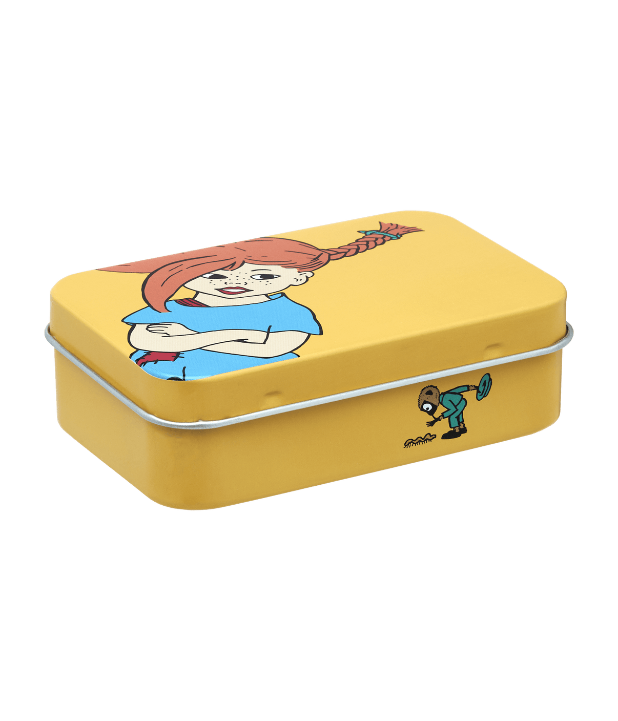 Pippi Langstrømpe dåse 10 x 6,5 x 3 cm - Den stærkeste pige i verden - Dsignhouse