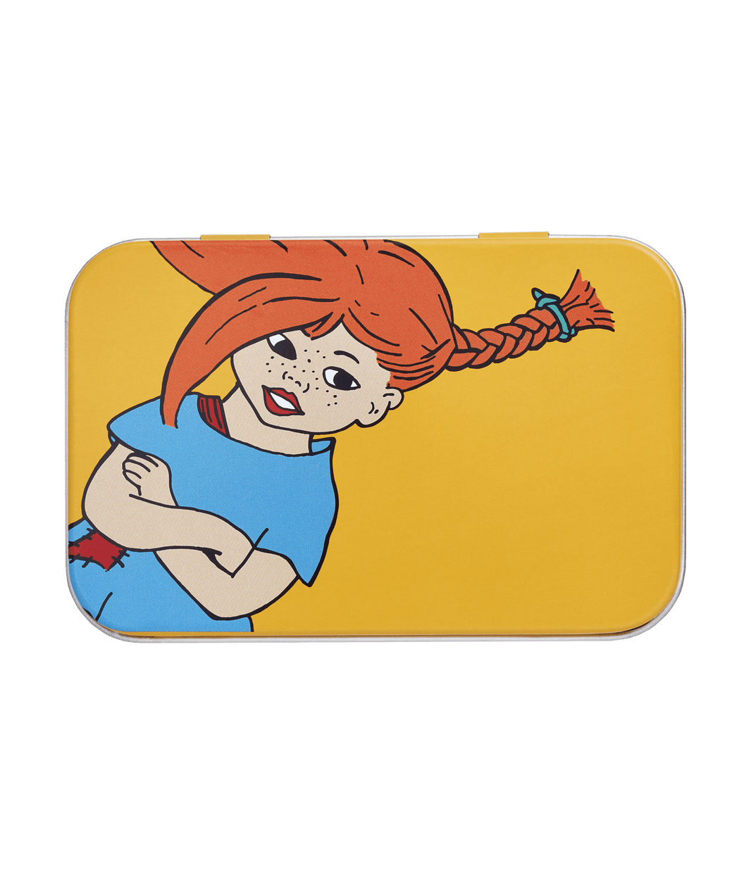 Pippi Langstrømpe dåse 10 x 6,5 x 3 cm - Den stærkeste pige i verden - Dsignhouse