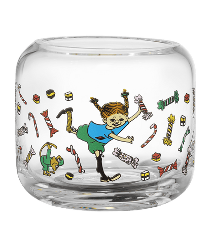 Pippi Langstrømpe lysestage Slik 8cm - Dsignhouse