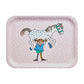 Pippi Longstocking Tray 27x20cm - Pippi and the Horse