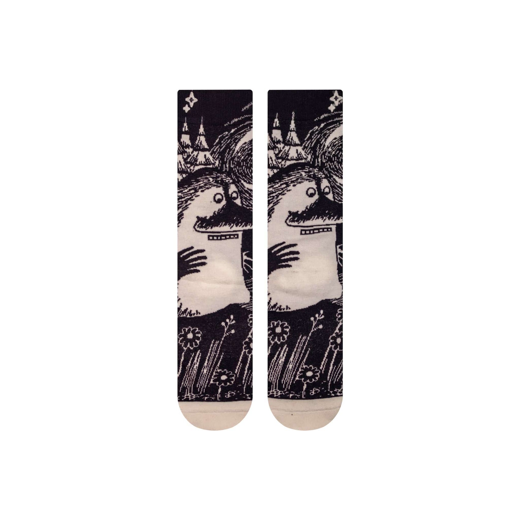 The Mumintrolls Nvrlnd Socks, Groke Glow - Par