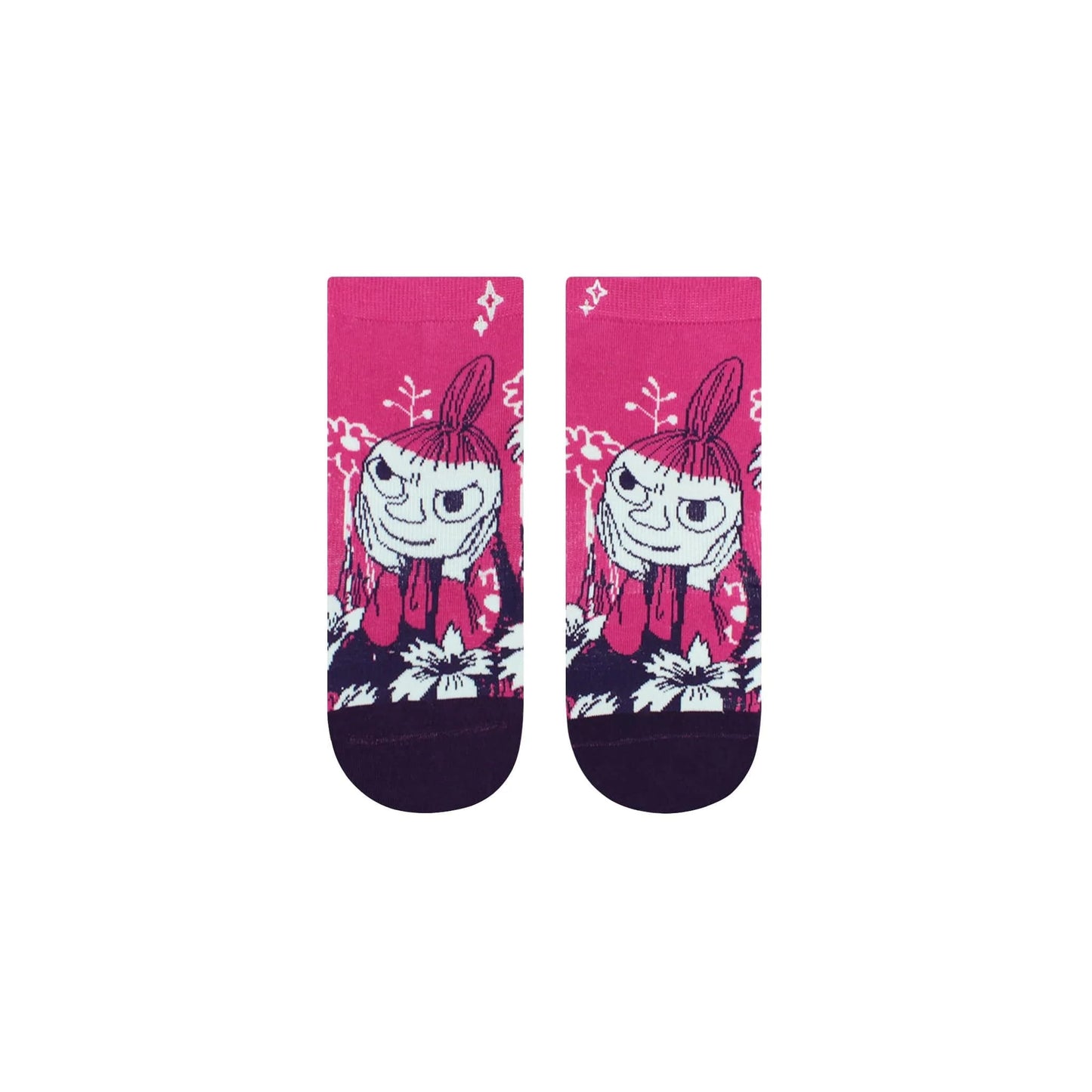 The Mumintrolls Nvrlnd Low Cut Socks, Little My, Flower