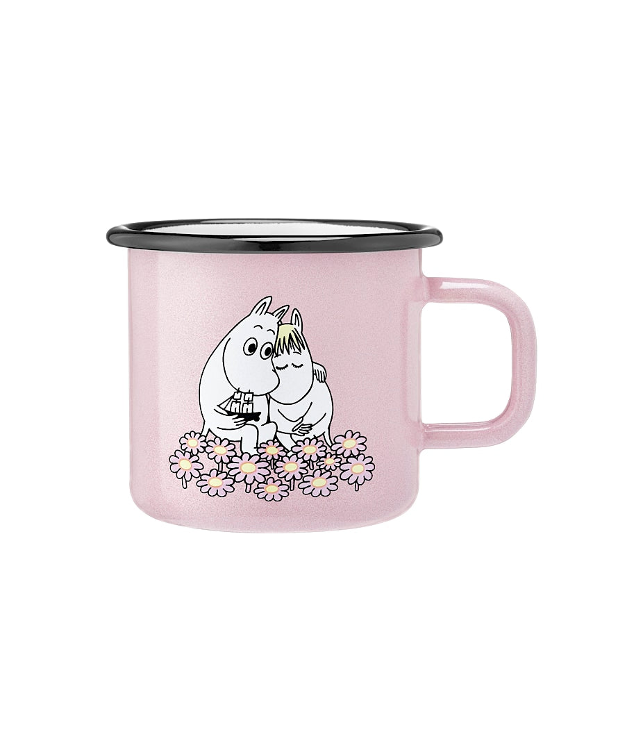 The Moomins enamel mug 3.7dl, Together