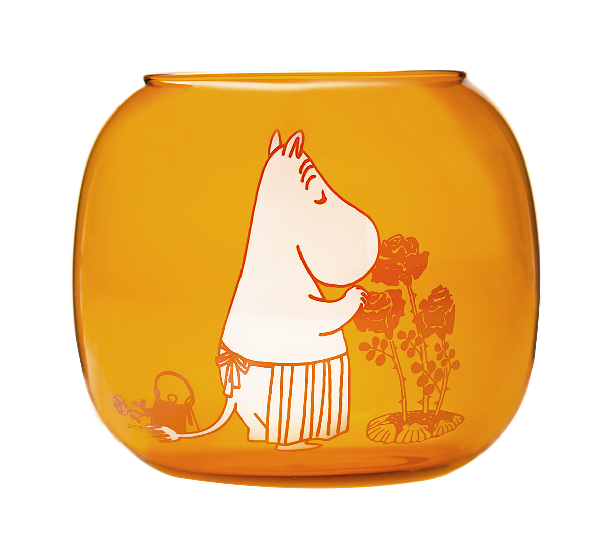 The Moomins Tealight holder Moomin, orange