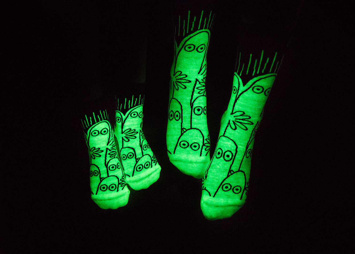 Moomin World Socks, Hattifatter Glow Crew