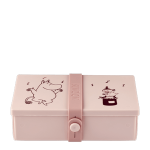 Mumitroldene Lunch Box 01, rektangulær, delicat pink - Dsignhouse