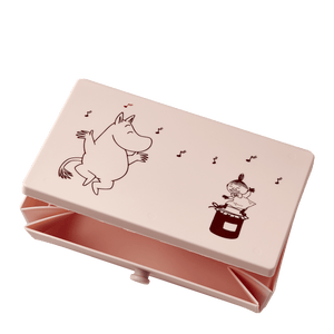 Mumitroldene Lunch Box 01, rektangulær, delicat pink - Dsignhouse