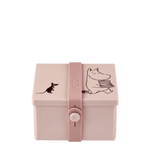 Mumitroldene Lunch Box 02, firkantet, delicat pink - Dsignhouse