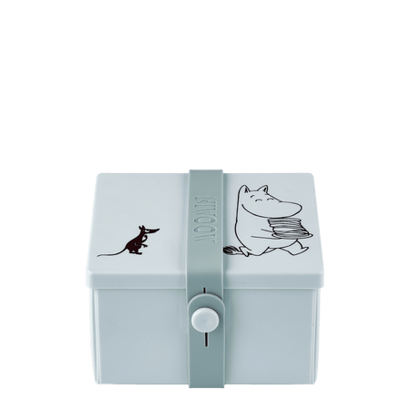 Mumitroldene Lunch Box 02, firkantet, morning mist - Dsignhouse