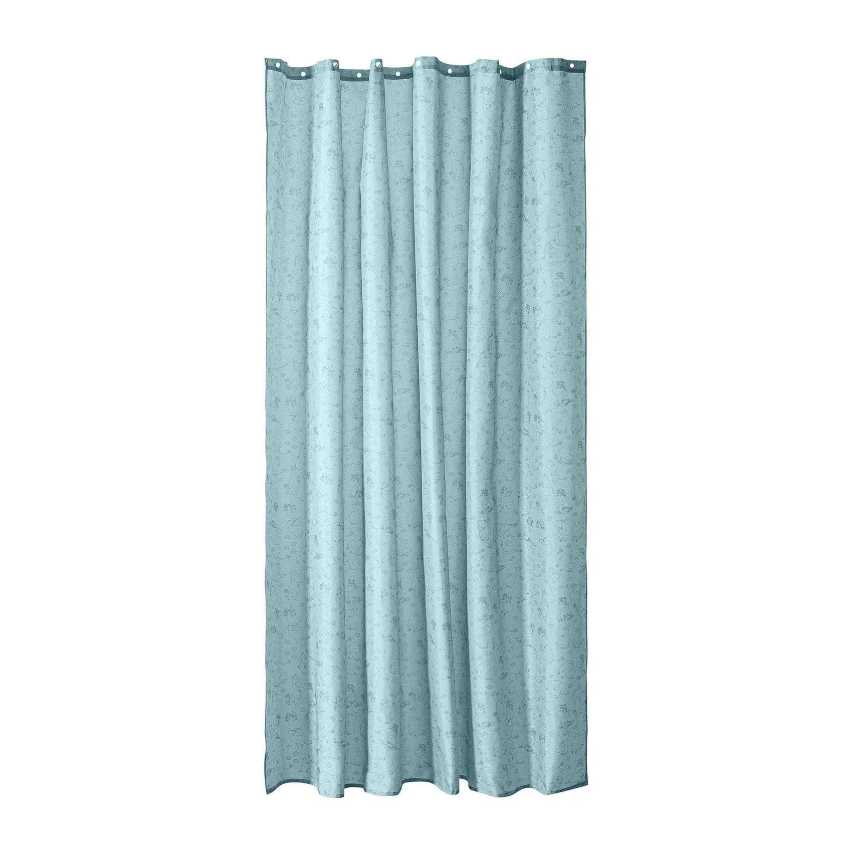 The Moomins shower curtain 180 x 200 Misty blue