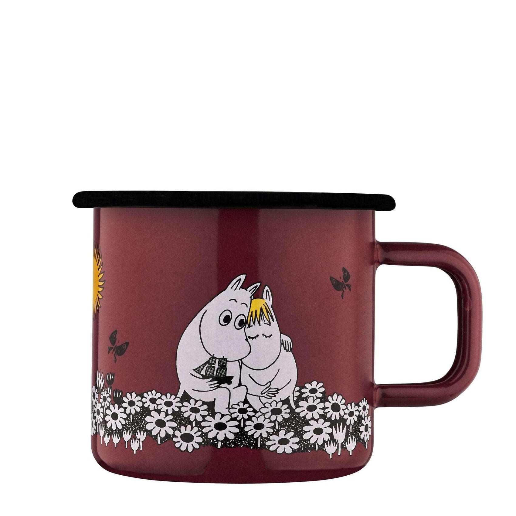The Moomintrolls enamel mug 3.7dl Together forever
