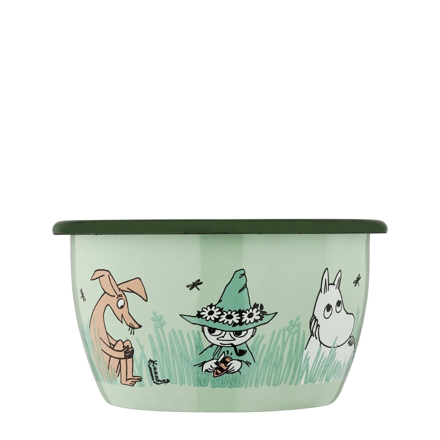 The Moomins enamel bowl 3dl In the garden, Boys