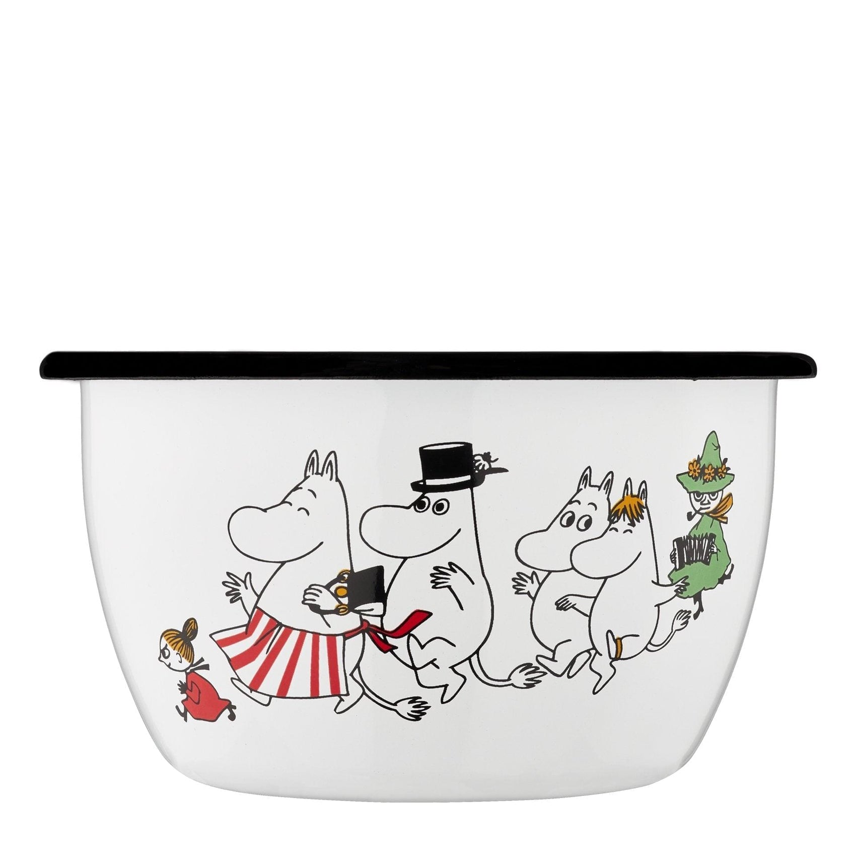 The Moomintrolls enamel bowl 6dl, Moomidalen