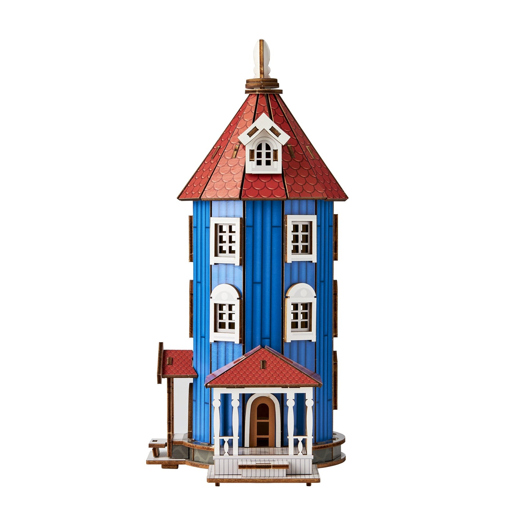 The Moomins' house collection set with light