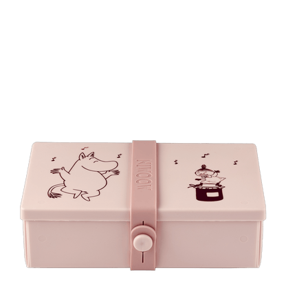 Mumitroldene Lunch Box 01, rektangulær, delicat pink - Dsignhouse