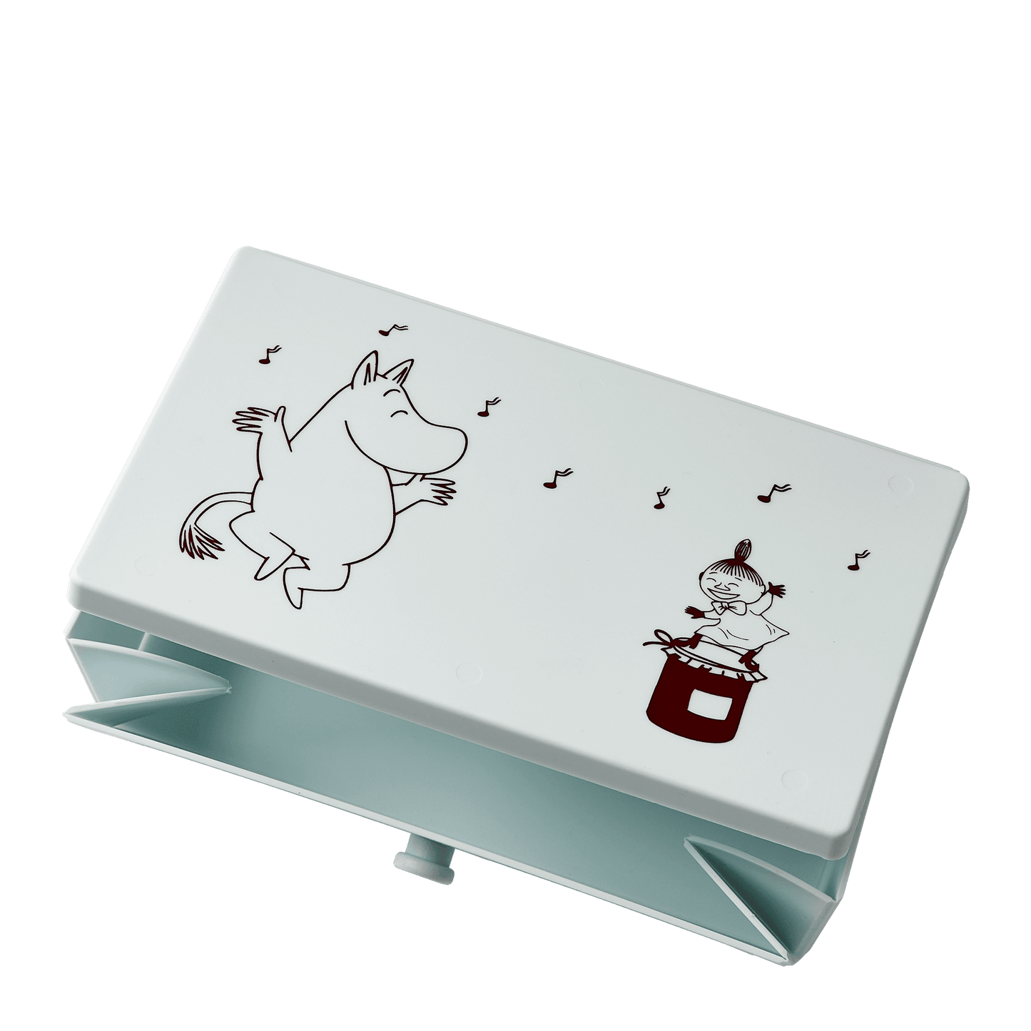 Mumitroldene Lunch Box 01, rektangulær, morning mist - Dsignhouse