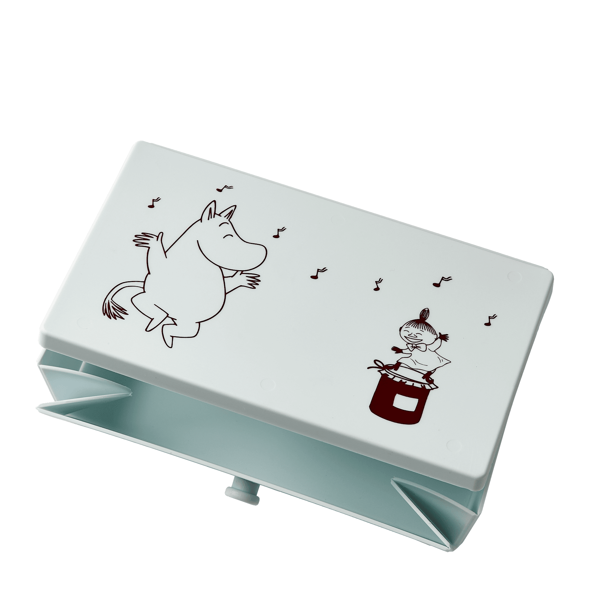 Mumitroldene Lunch Box 01, rektangulær, morning mist - Dsignhouse