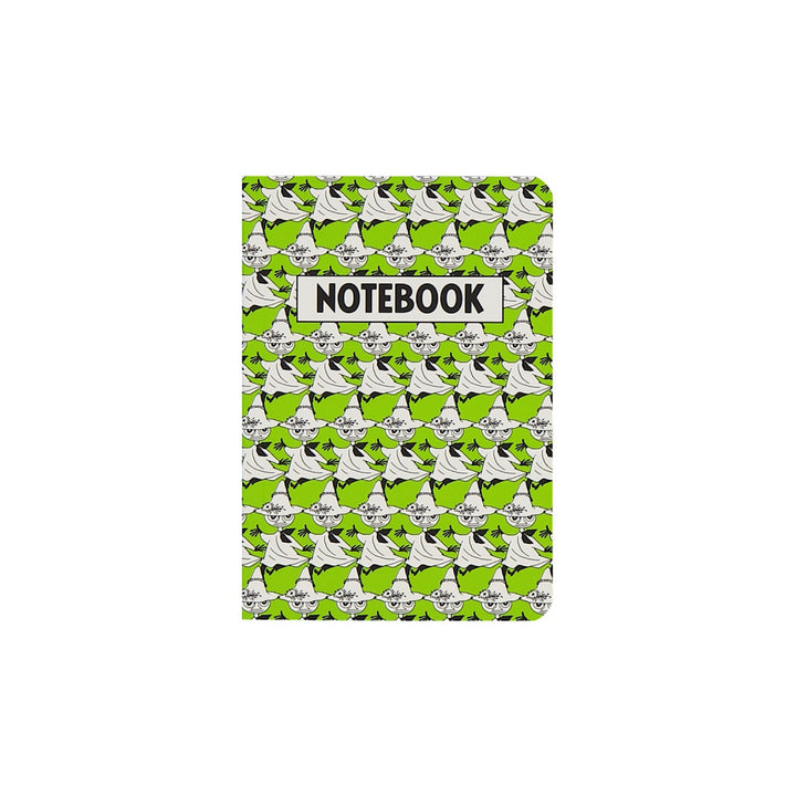 Mumitroldene Moomin Pop Art notebook A5 grøn - Dsignhouse