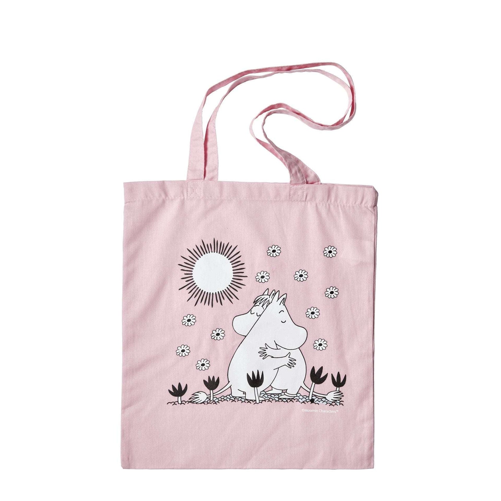 The Moomintrolls tote bag, Hug, 39x39cm