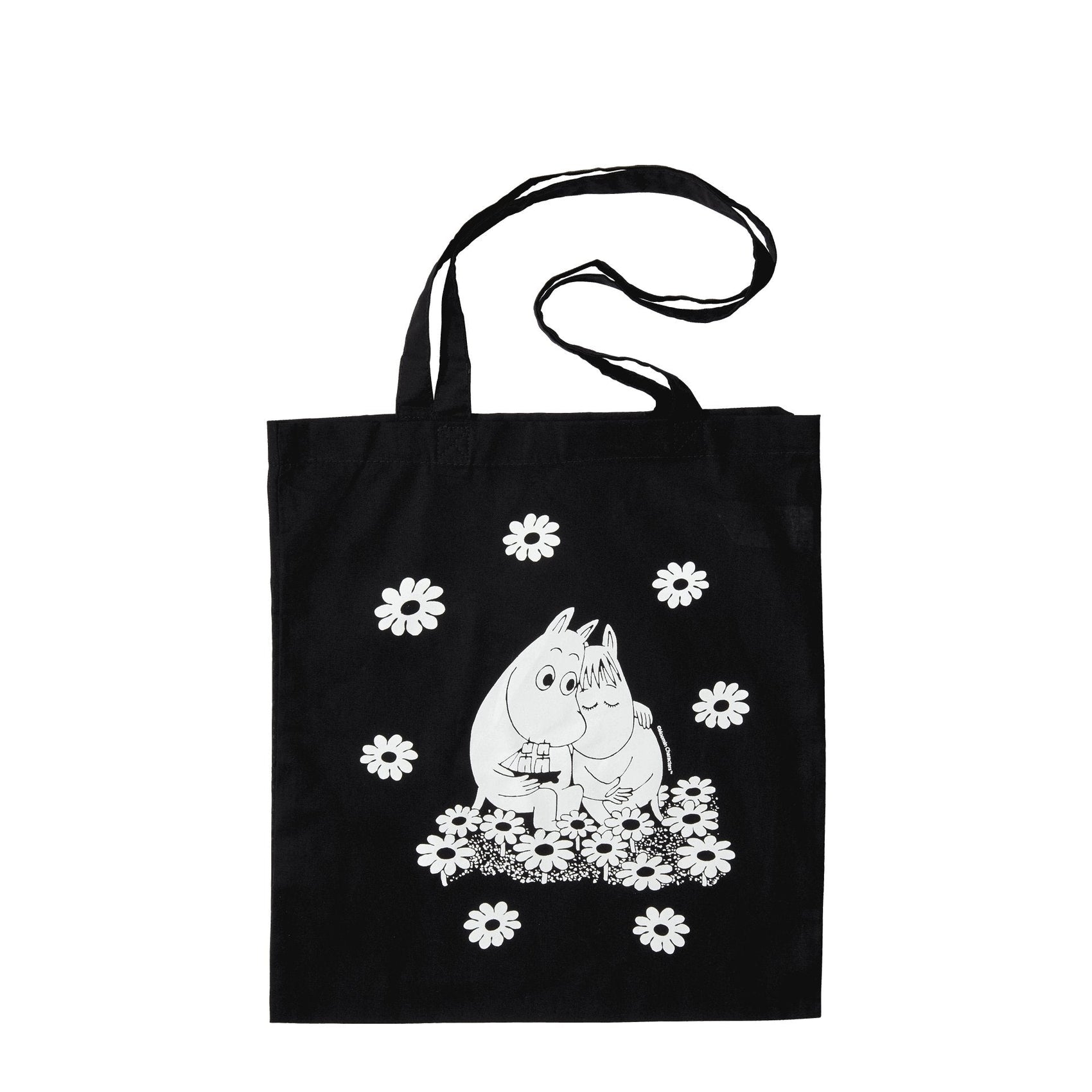 The Moomins tote bag 39x39cm black LOVE