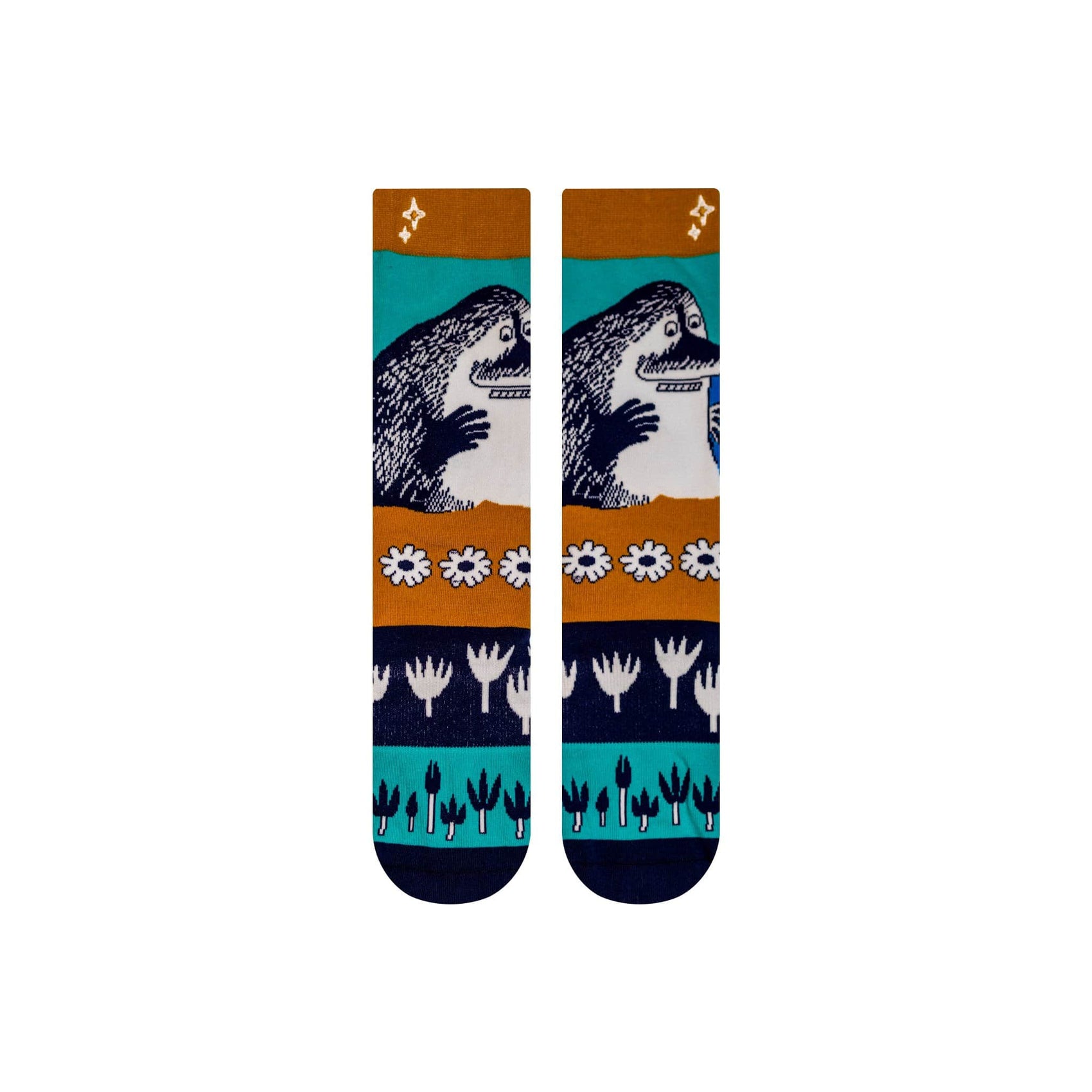 The Mumintrolls Nvrlnd Socks, Groke Stripe