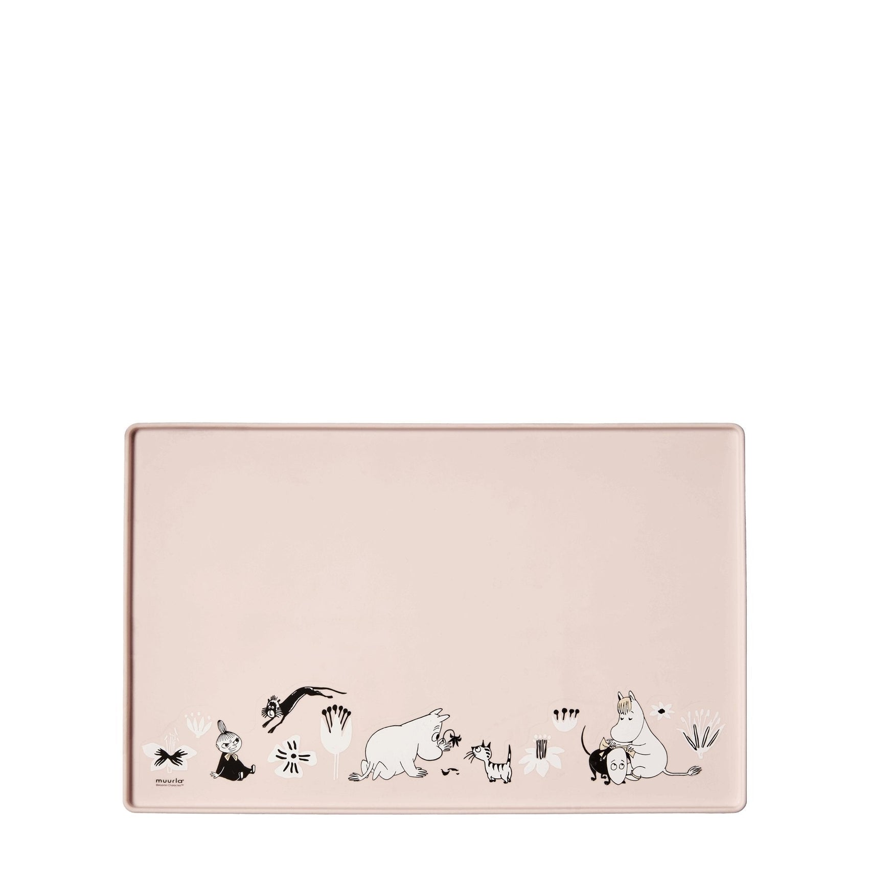 Moomin silicone mat PETS 48x30cm, pink