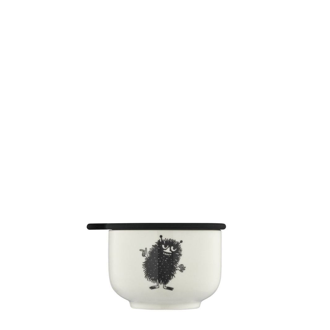 Mumitroldene vatpindekrus Valley White - A-grade porcelæn/keramik - Låg i silikone - Dsignhouse