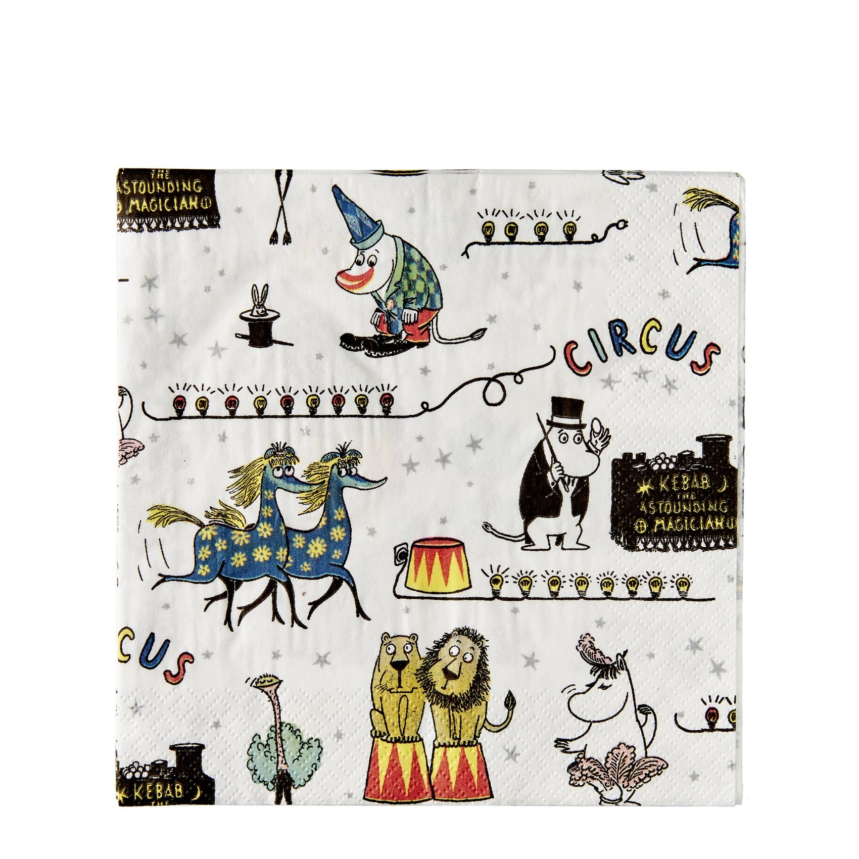 The Moomins napkin Circus 20 pieces 33cm