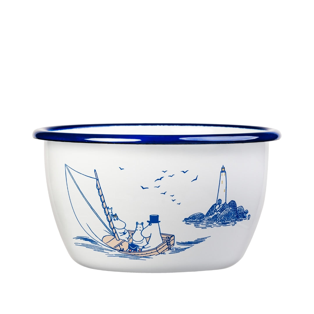 The Moomins enamel bowl 6d, Sailors